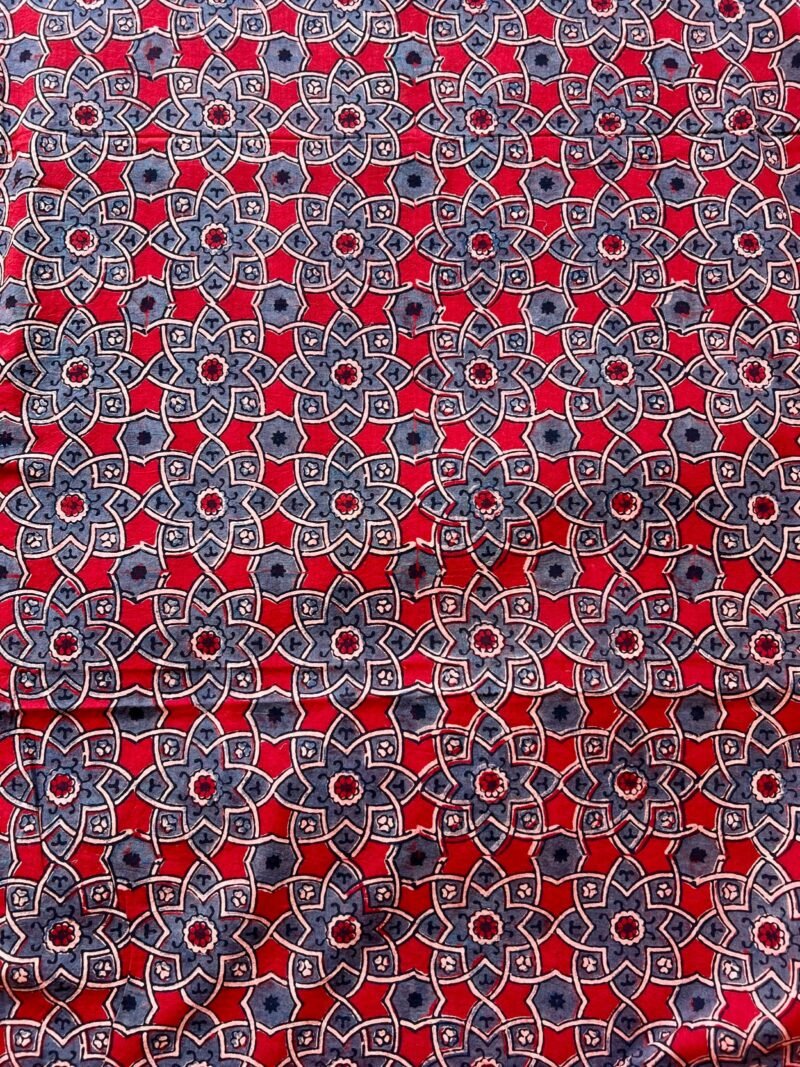 Ajrakh Handblock Printed Unstitched Suit - Image 2