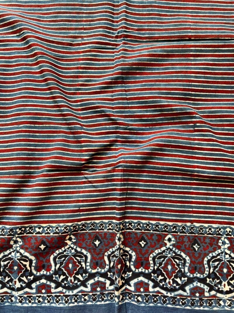 Ajrakh Handblock Printed Unstitched Suit - Image 4