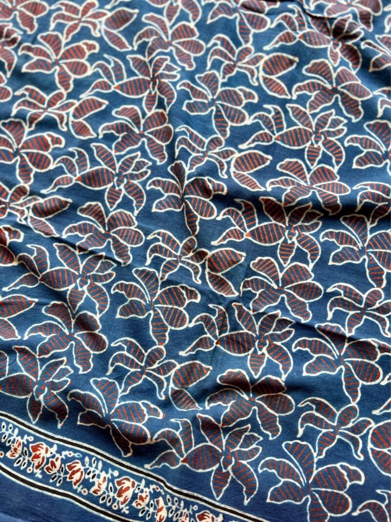 Ajrakh Handblock Printed Unstitched Suit - Image 6