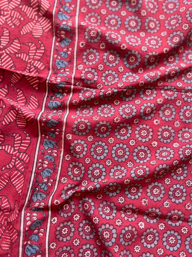 Ajrakh Handblock Printed Unstitched Suit - Image 2