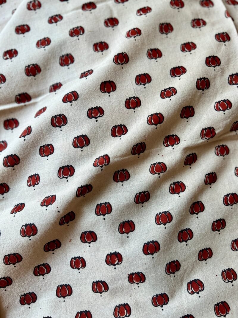 Ajrakh Handblock Printed Unstitched Suit - Image 3