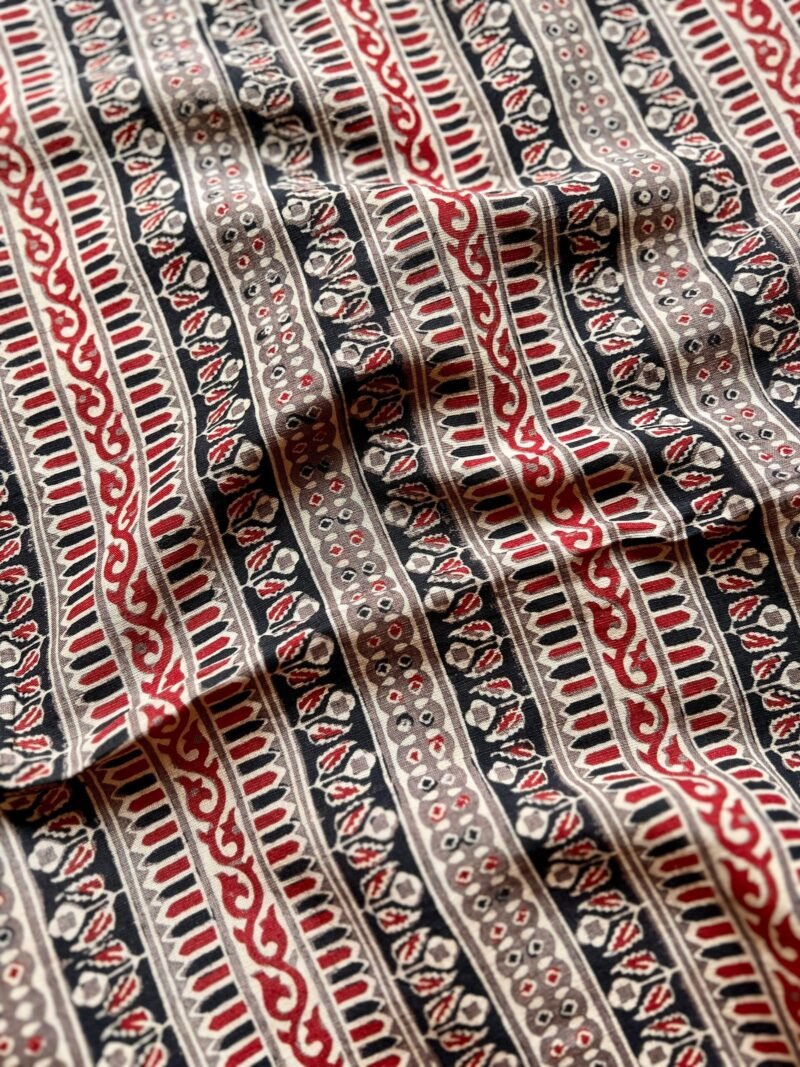 Ajrakh Handblock Printed Unstitched Suit - Image 2