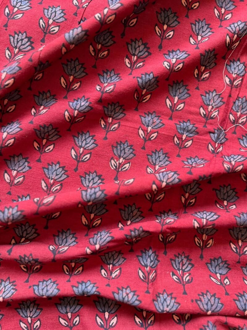 Ajrakh Handblock Printed Unstitched Suit - Image 4