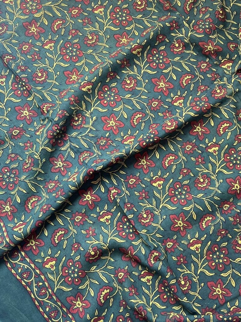 Ajrakh Handblock Printed Unstitched Suit - Image 2
