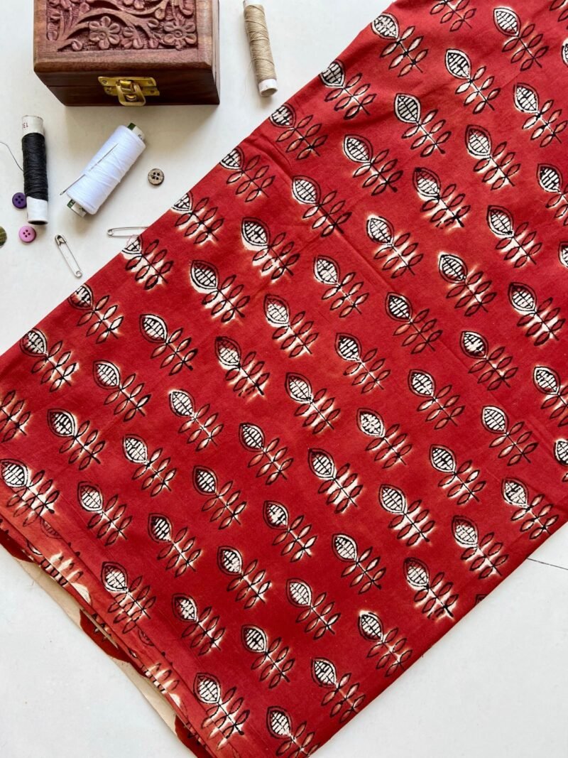 Bagru Handblock Print Fabric - Image 4