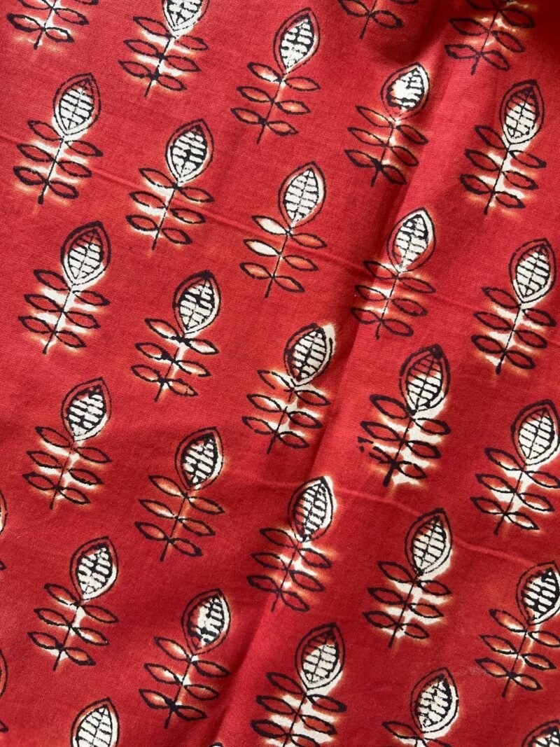 Bagru Handblock Print Fabric - Image 2