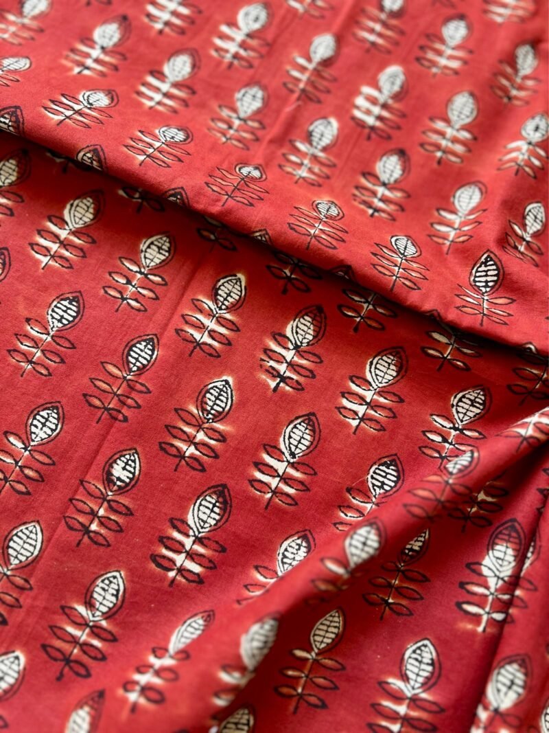 Bagru Handblock Print Fabric - Image 3