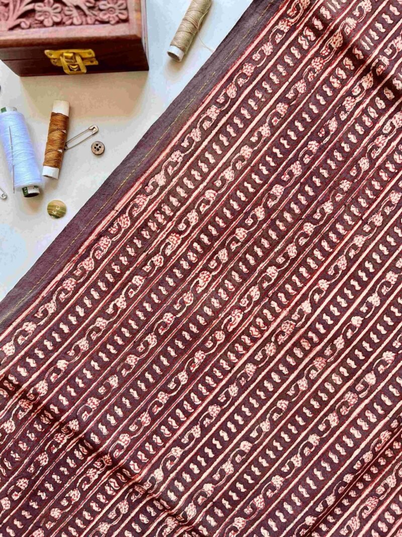 Dabu Handblock Print Fabric - Image 4