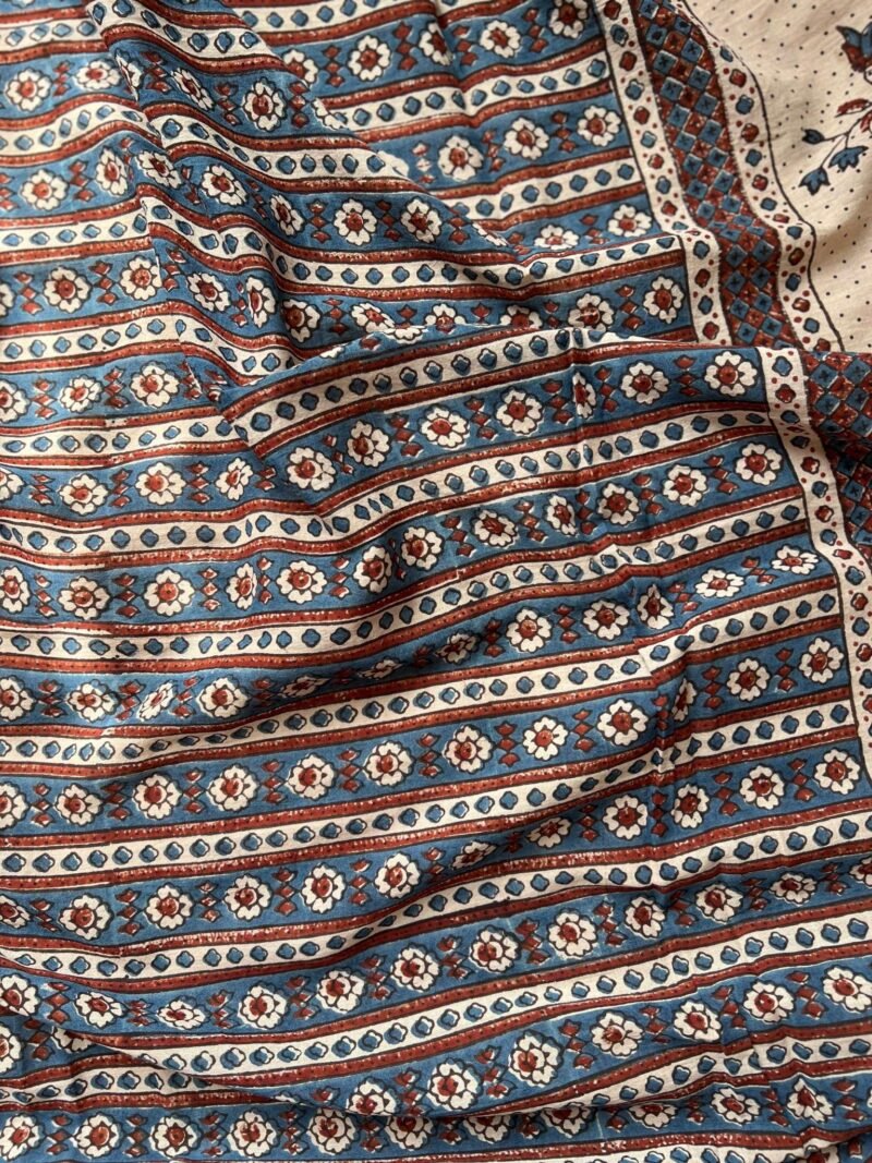 Ajrakh Handblock Printed Unstitched Suit - Image 2