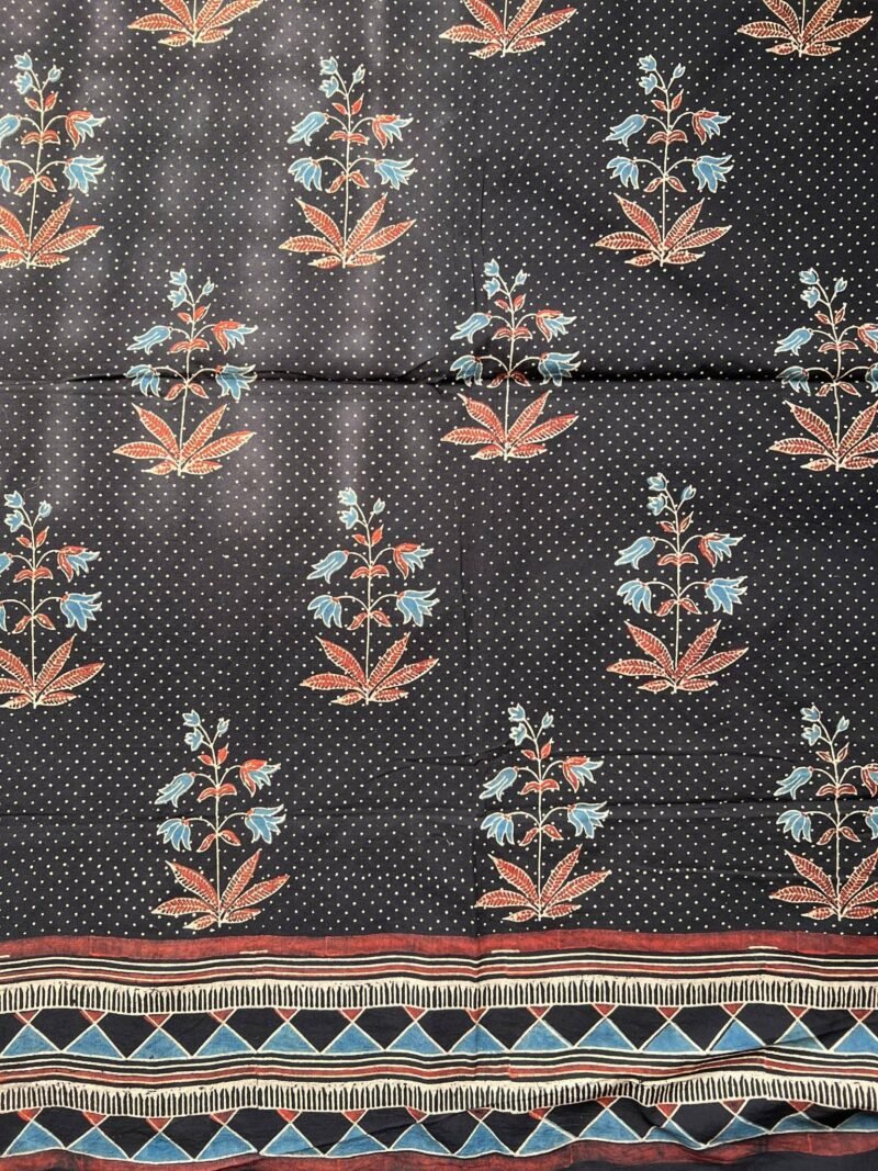 Ajrakh Handblock Printed Unstitched Suit - Image 5