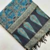 Ajrakh Khadi Handblock Printed Saree