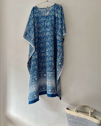 Sanganeri Handblock Printed Kaftan