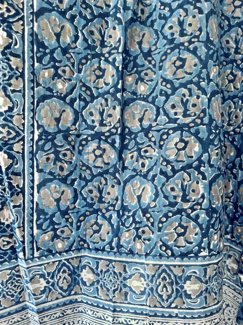 Sanganeri Handblock Printed Kaftan - Image 3
