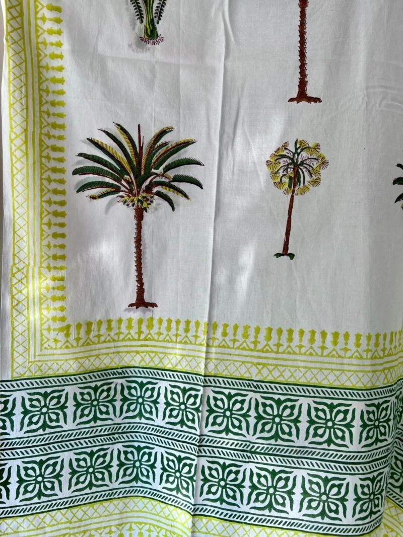 Sanganeri Handblock Printed Kaftan - Image 5
