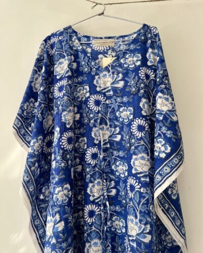 Sanganeri Handblock Printed Kaftan