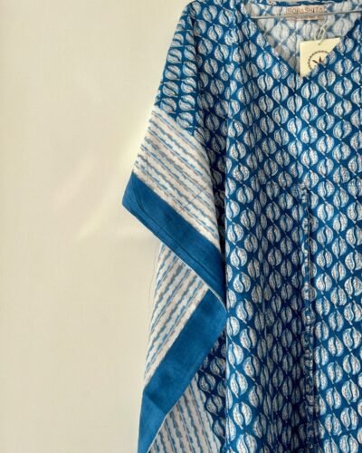 Sanganeri Handblock Printed Kaftan