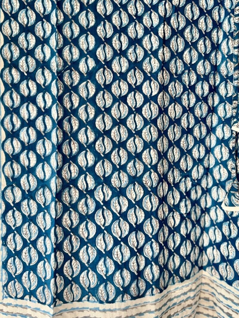 Sanganeri Handblock Printed Kaftan - Image 4