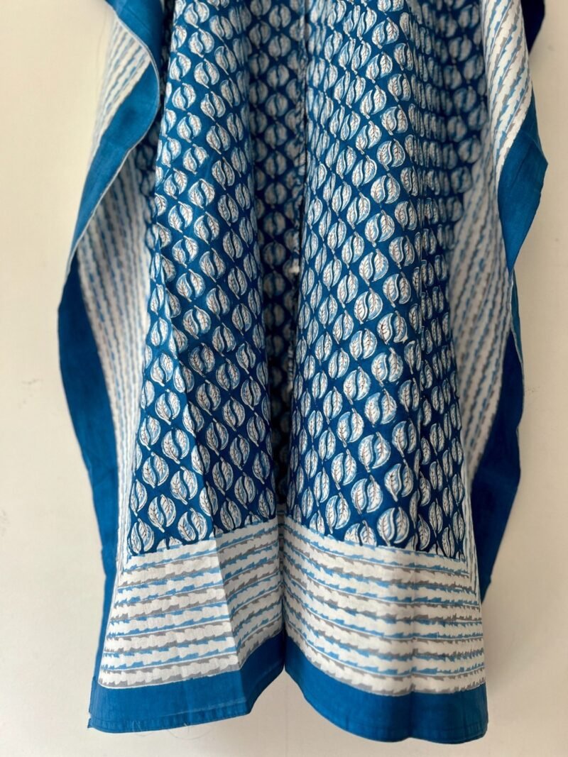 Sanganeri Handblock Printed Kaftan - Image 5