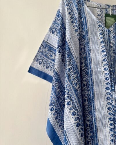 Sanganeri Handblock Printed Kaftan