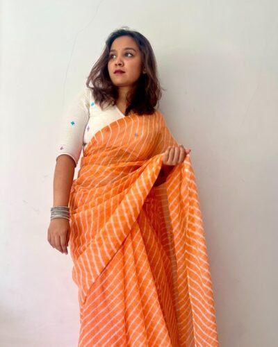 Leheriya Saree