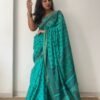 Bagru Handblock Printed Cotton Saree
