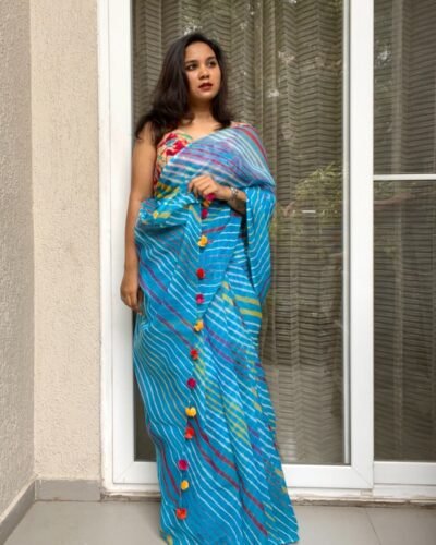 Leheriya Saree