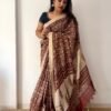 Bagru Handblock Printed Cotton Saree