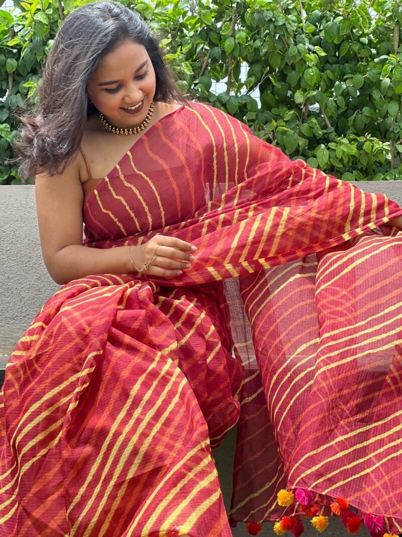 Leheriya Saree - Image 5