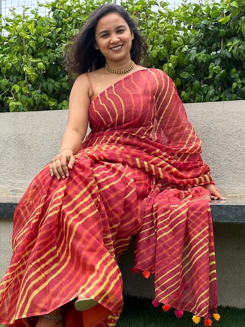 Leheriya Saree - Image 6