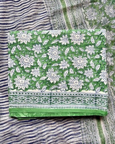 Sanganeri Handblock Printed Unstitched Suit