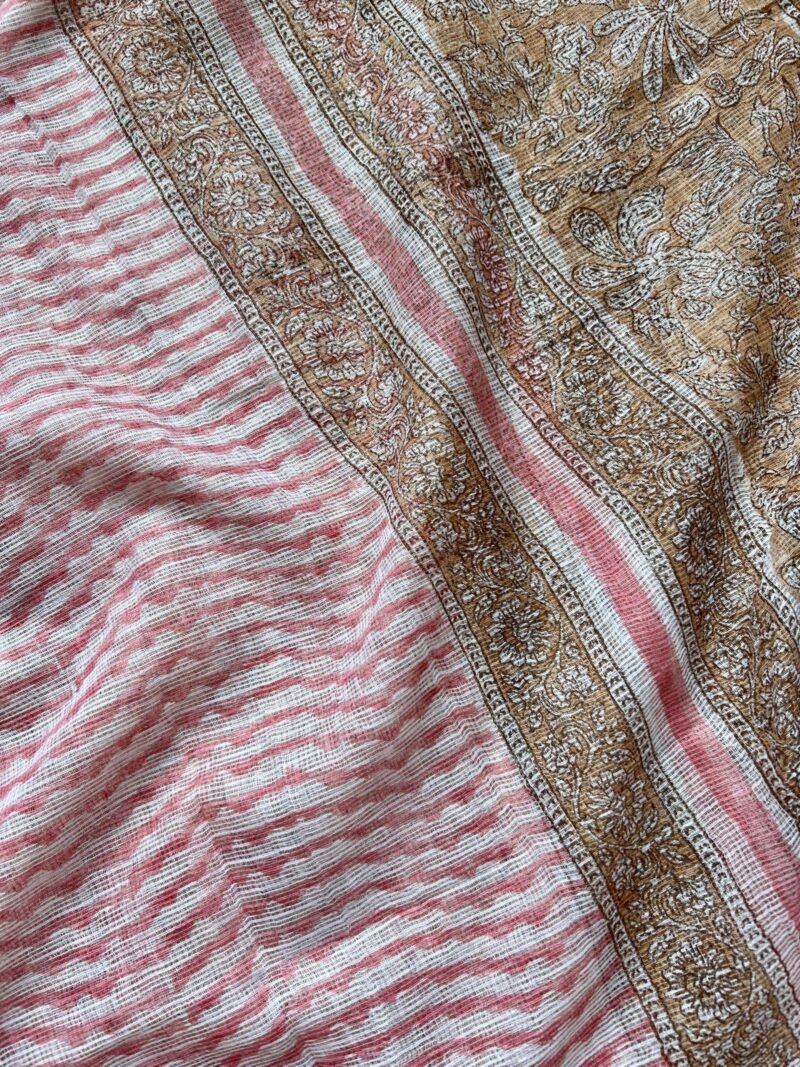 Sanganeri Handblock Printed Unstitched Suit - Image 6