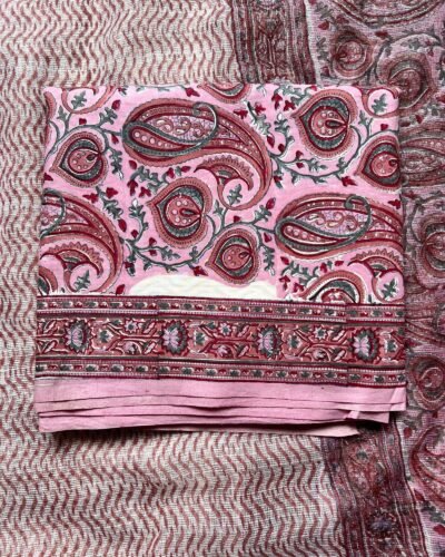 Sanganeri Handblock Printed Unstitched Suit