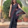 Handblock Printed Mul Cotton Saree