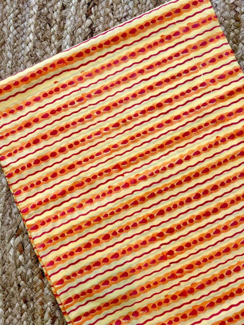 Sanganeri Handblock Printed Unstitched Suit 4 pc - Image 6
