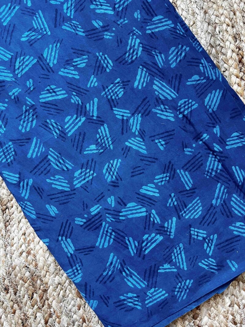 Dabu Handblock Print Fabric - Image 3